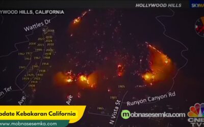 Kebakaran di California Meluas Hingga ke Hollywood